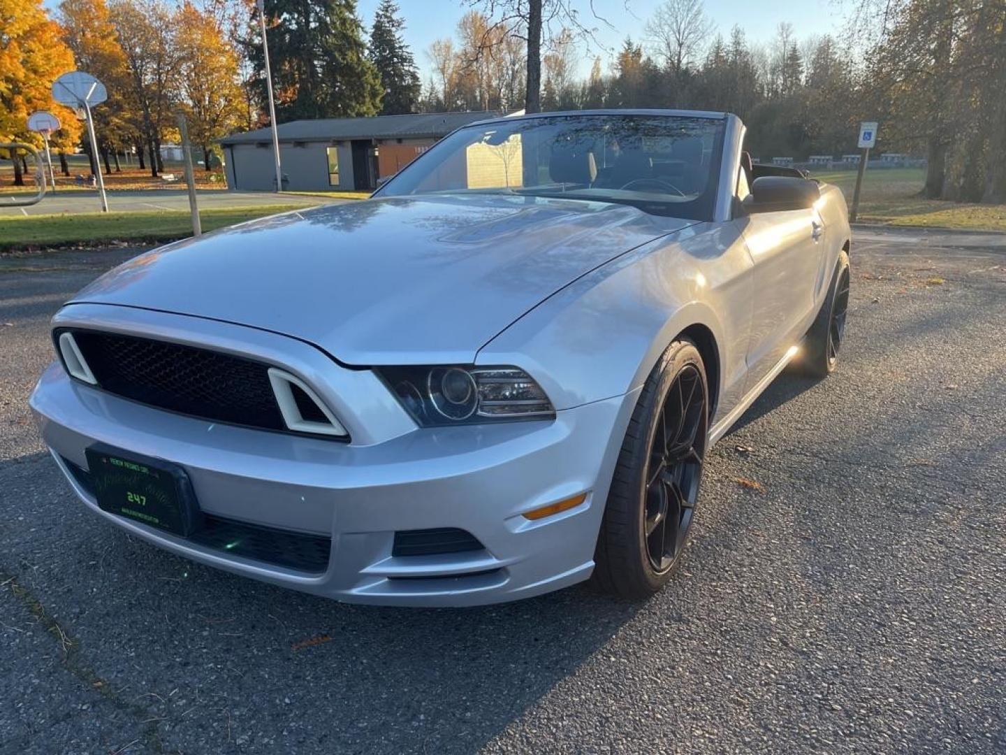 2013 SILVER /Grey Upholstery FORD MUSTANG CONVERTIBLE (1ZVBP8EM2D5) with an 3.7L engine, Automatic transmission, located at 1505 S 356th St., Federal Way, WA, 98003, 47.282051, -122.314781 - Reduced price, $10,460! Runs great and handles well even in rain! You will find this sporty Ford Mustang convertible leads the class in performance and refinement. The look is unmistakably Ford, the smooth contours and cutting-edge technology of this Ford Mustang V6 will definitely turn heads. Th - Photo#2