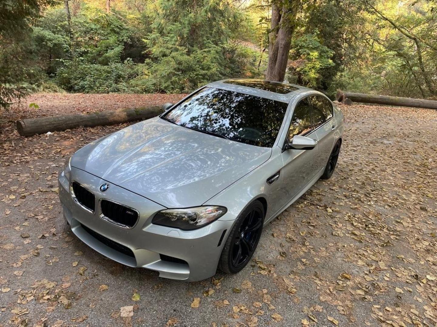 2014 SILVERSTONE 2 METALLIC /Extended Merino Leather Upholstery BMW M5 TWIN-TURBO SPORT PREMIUM (WBSFV9C53ED) with an 4.4L engine, Automatic transmission, located at 1505 S 356th St., Federal Way, WA, 98003, 47.282051, -122.314781 - This M5 is beyond fast: 7-Speed M Double-Clutch w/DriveLogic and 4.4L V8 32V DOHC TWIN-TURBO Engine. COMPETITION PACKAGE with increased horsepower (up to 775 hp), high-gloss black design elements, forged wheels, lowered sport suspension, and an M Sport exhaust system. Modifications: FabSpe - Photo#12